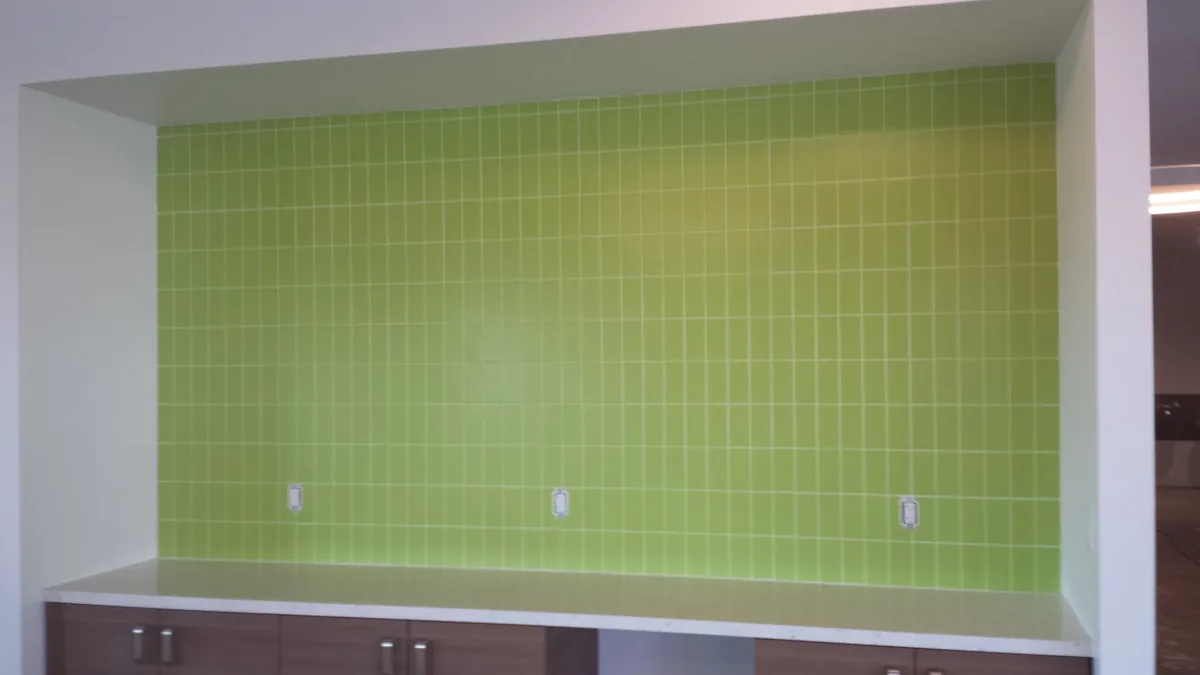 Commercial Backsplash Break Room Tile Backsplash | Albaner Tile and Stone Phoenix