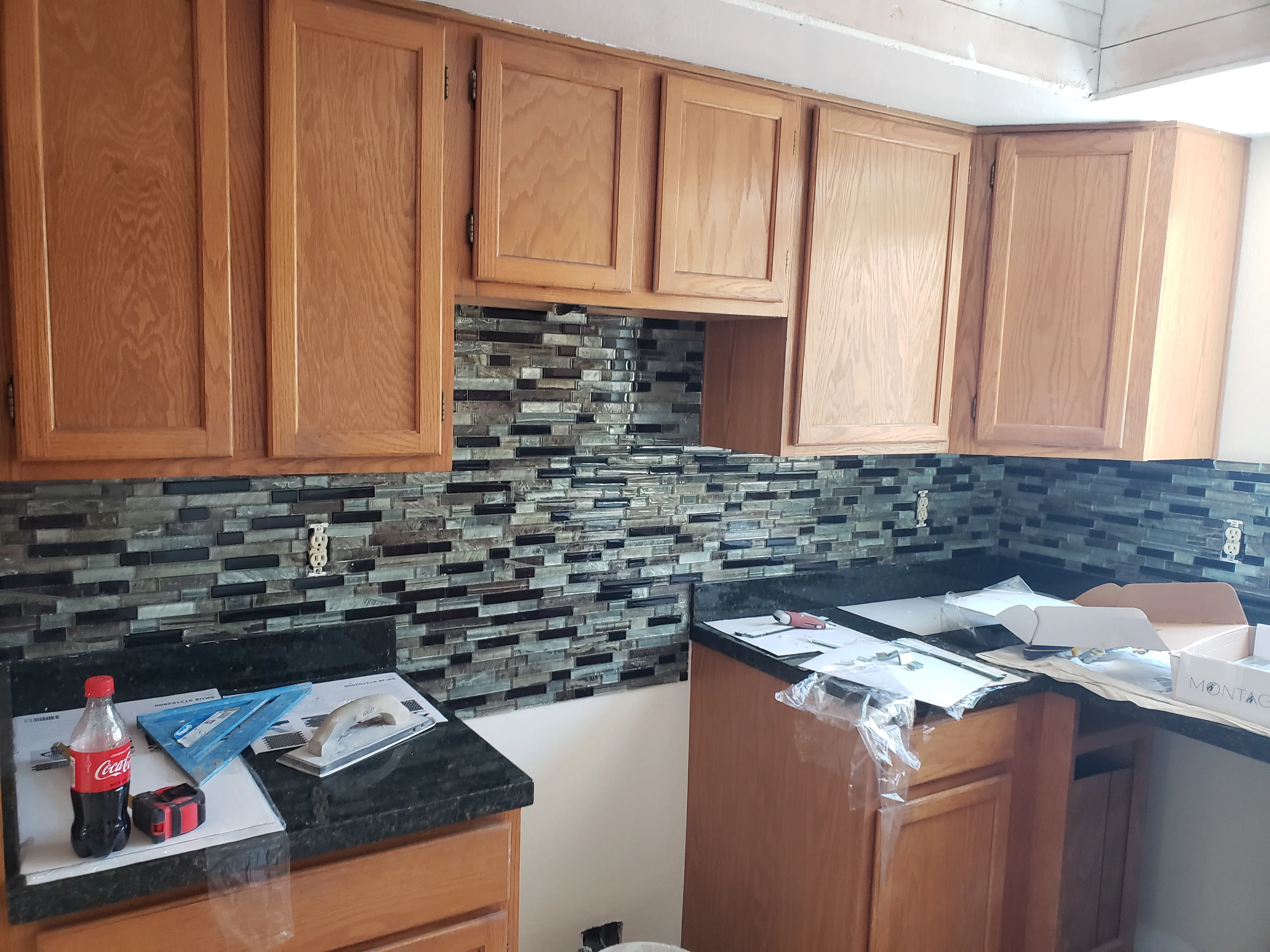Glass Tile Backsplash