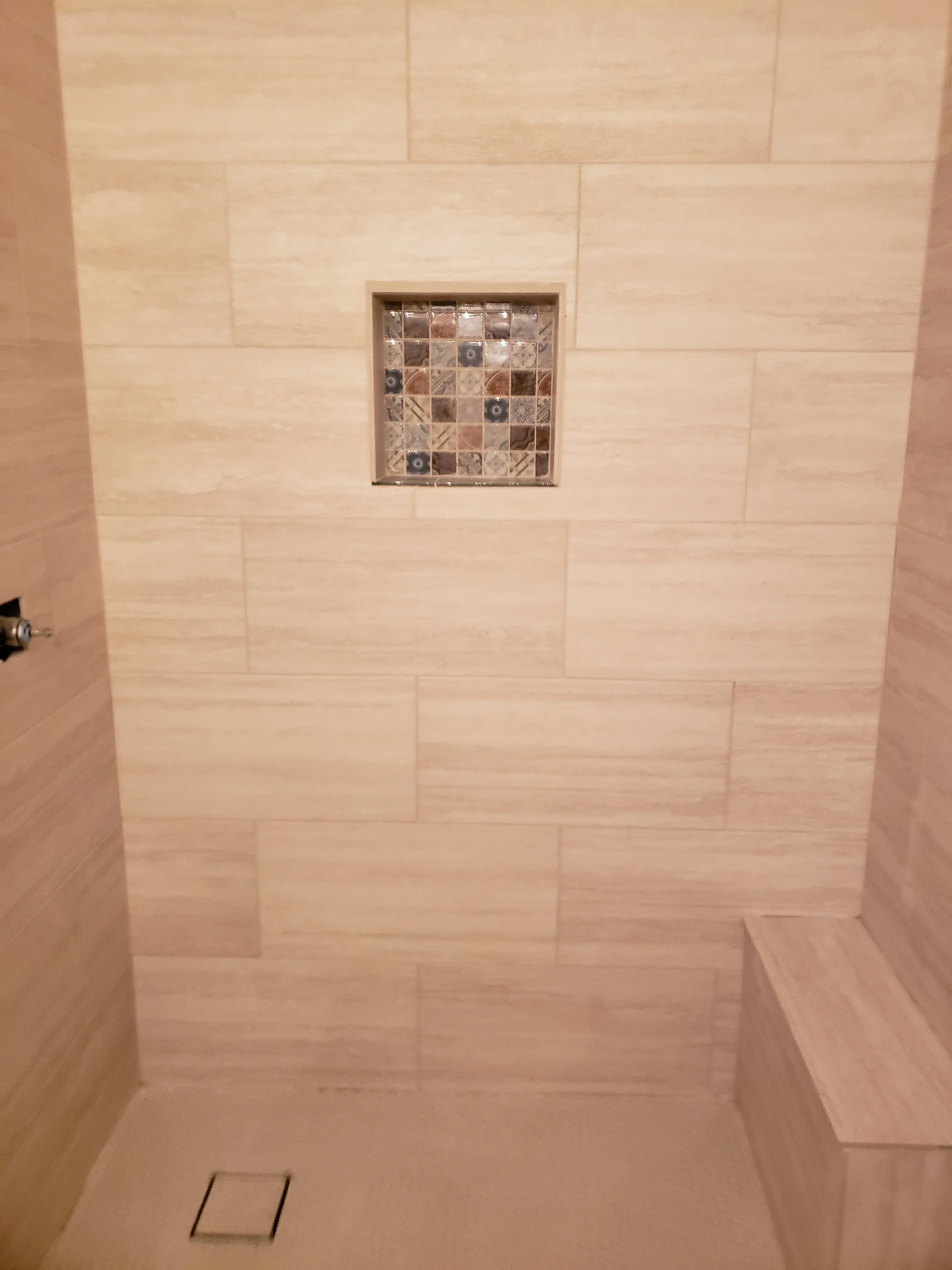 Porcelain Tile Shower